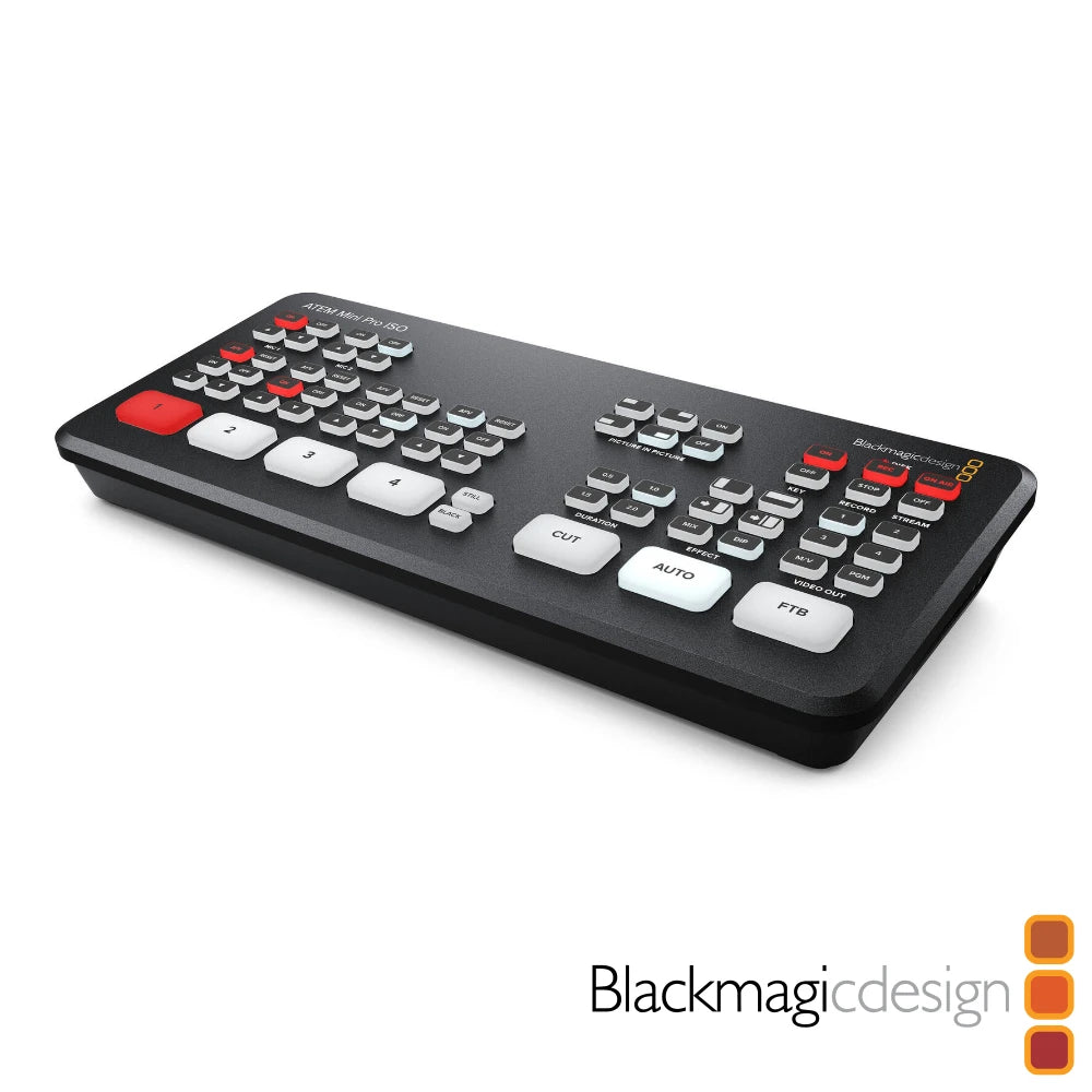 【Blackmagic Design】Atem mini Pro ISO 現場製作切換台(SWATEMMINIBPRISO)