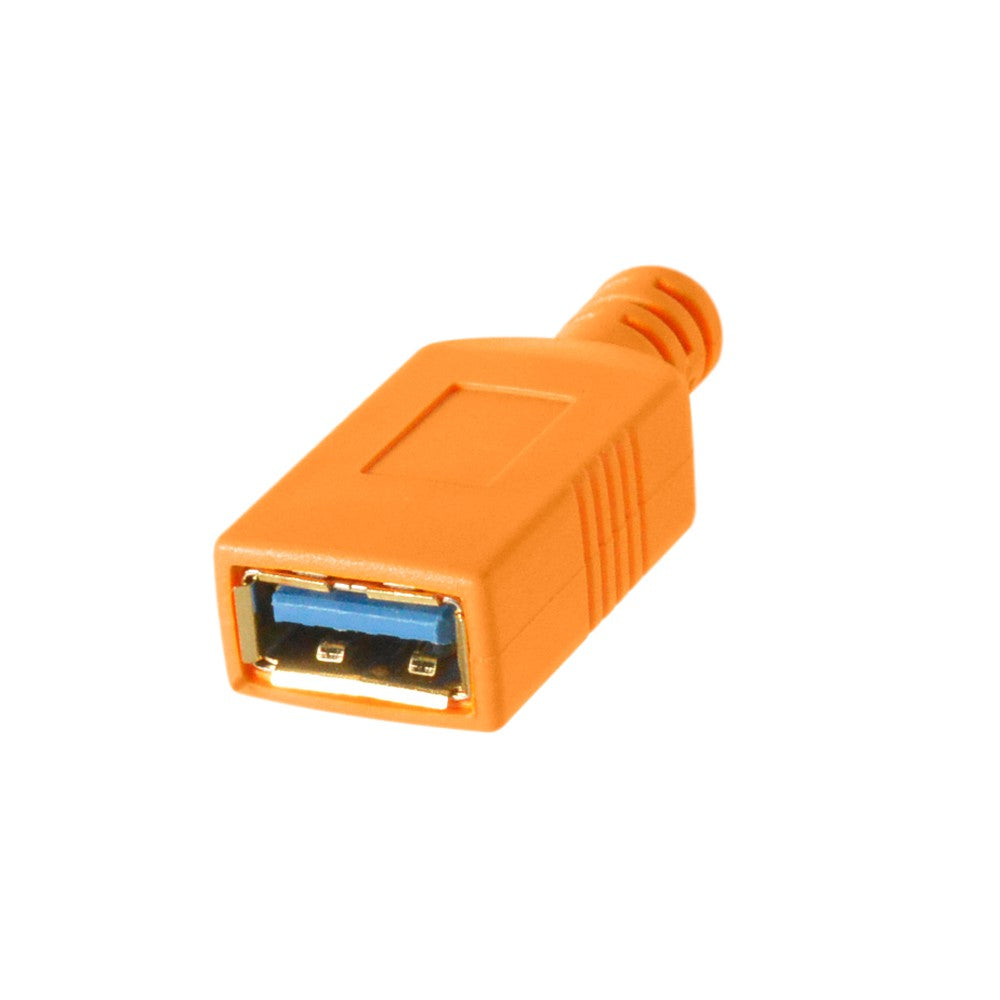 【上洛】TETHER TOOLS CUCA415 USB-C to USB-A 卡口延長線(橘) 4.6M 延長線
