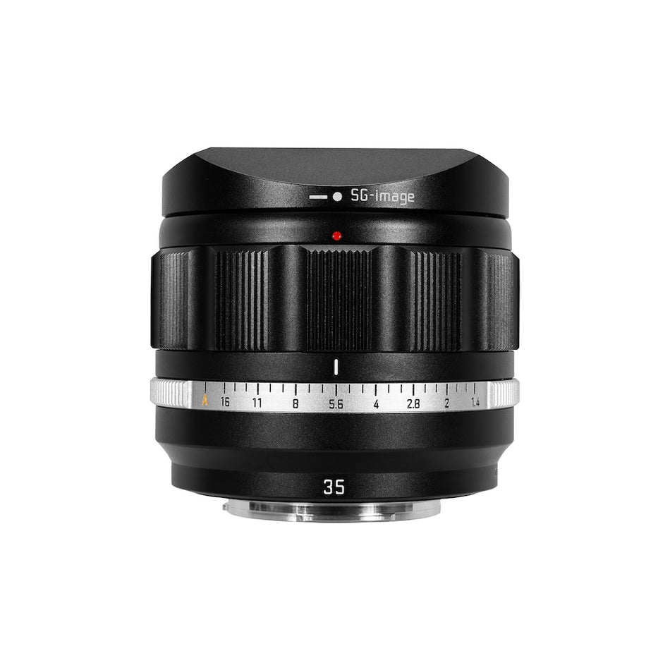 【深光 SG-image】AF 35mm F1.4 黑銀色 APS-C 含金屬遮光罩 定焦鏡頭 自動對焦  (E/Z/X 卡口)