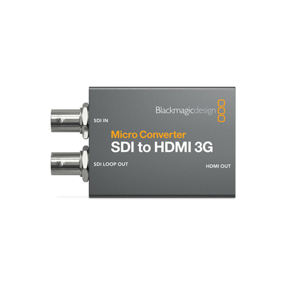 【Blackmagic Design】Micro Converter SDI to HDMI 3G 微型視訊轉換器 含變壓器(CONVCMIC/SH03G/WPSU)