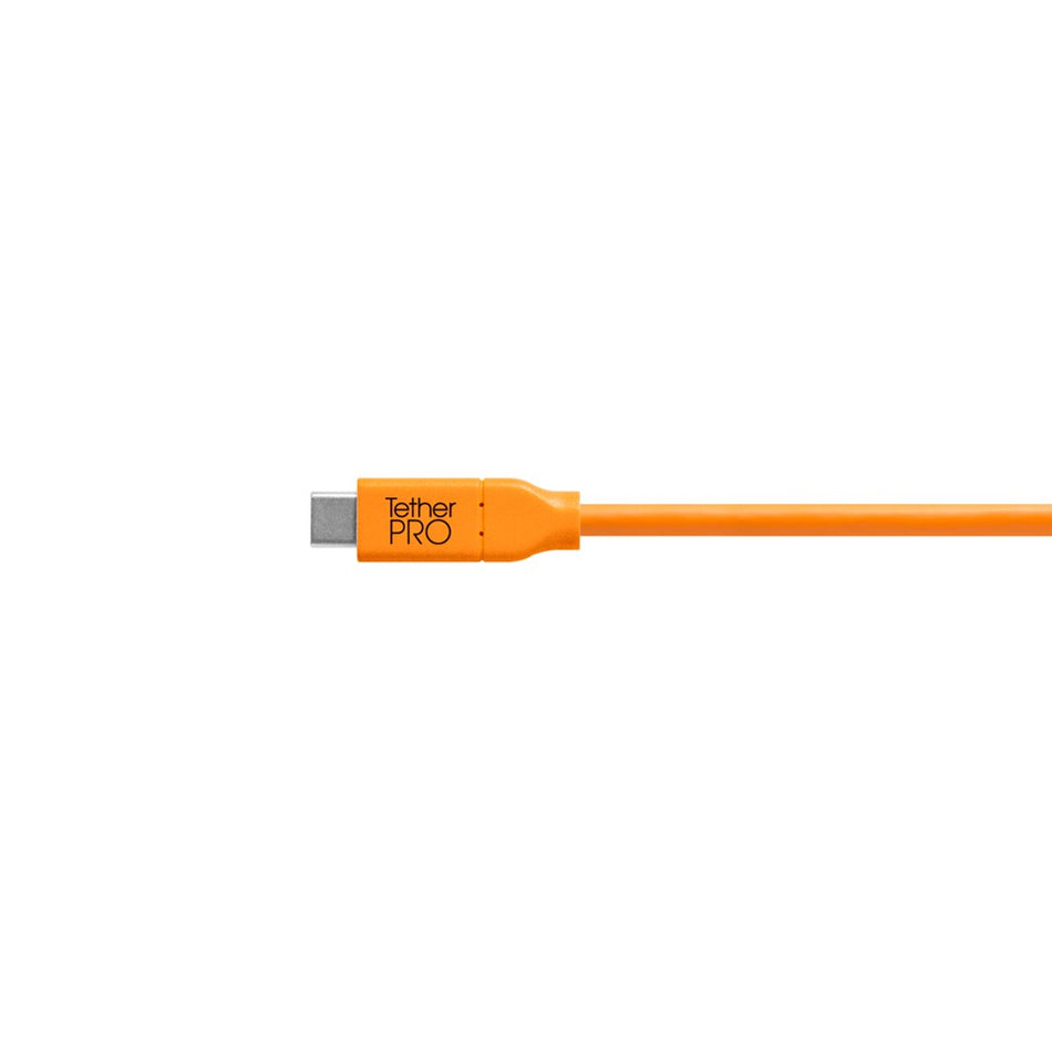 【上洛】TETHER TOOLS CUCA415 USB-C to USB-A 卡口延長線(橘) 4.6M 延長線