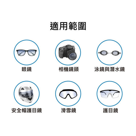 【上洛】ZEISS 蔡司 AntiFOG Wipes 濕式鏡面防霧拭鏡紙30入