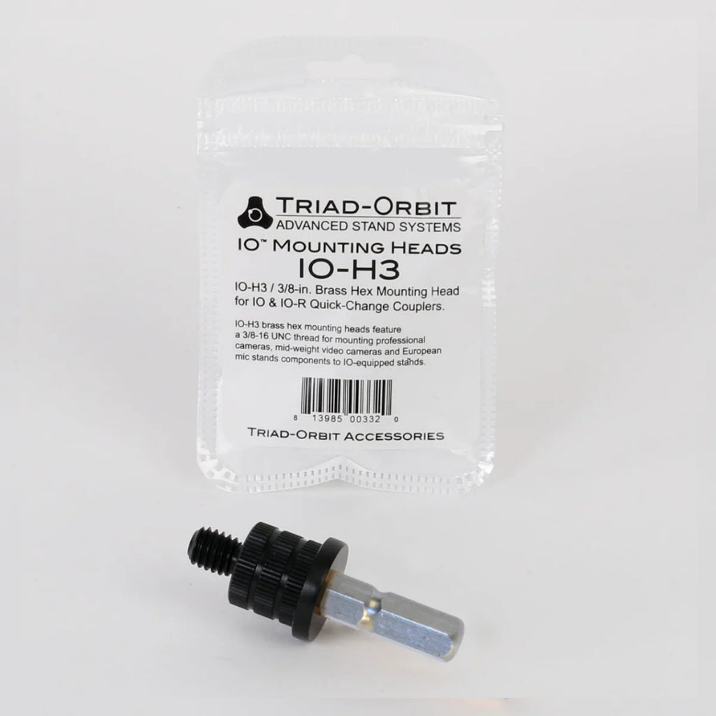 【上洛】TRIAD-ORBIT IO-H3 IO快拆頭 3/8牙 多功能支架系統 延伸桿 麥克風 樂器 錄音 收音