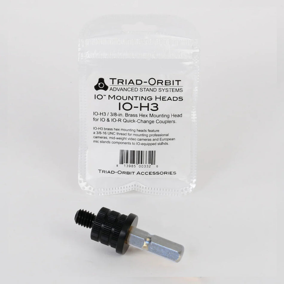 【上洛】TRIAD-ORBIT IO-H3 IO快拆頭 3/8牙 多功能支架系統 延伸桿 麥克風 樂器 錄音 收音