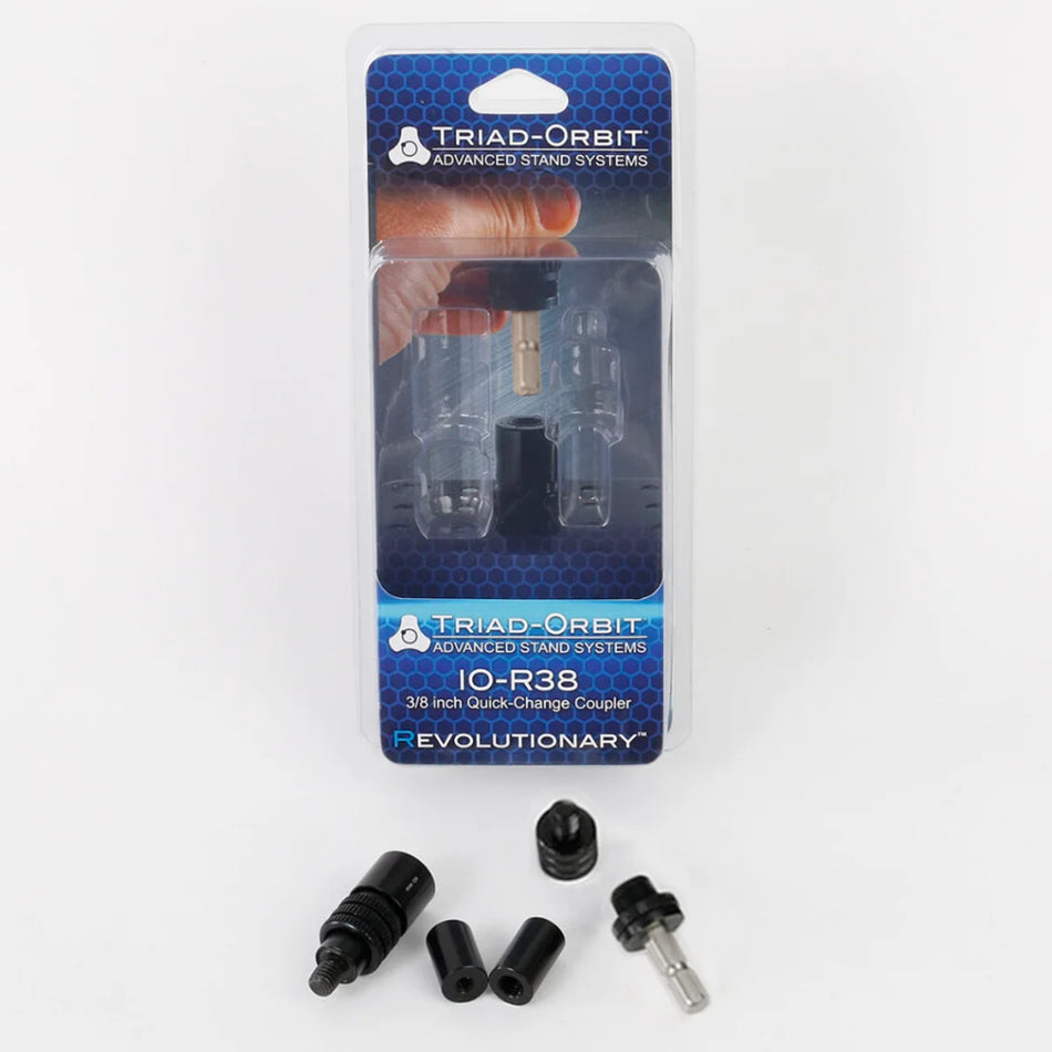 【上洛】TRIAD-ORBIT IO-R38 3/8 螺絲轉快拆母座轉接頭 延伸桿 麥克風 樂器 錄音 收音 直播