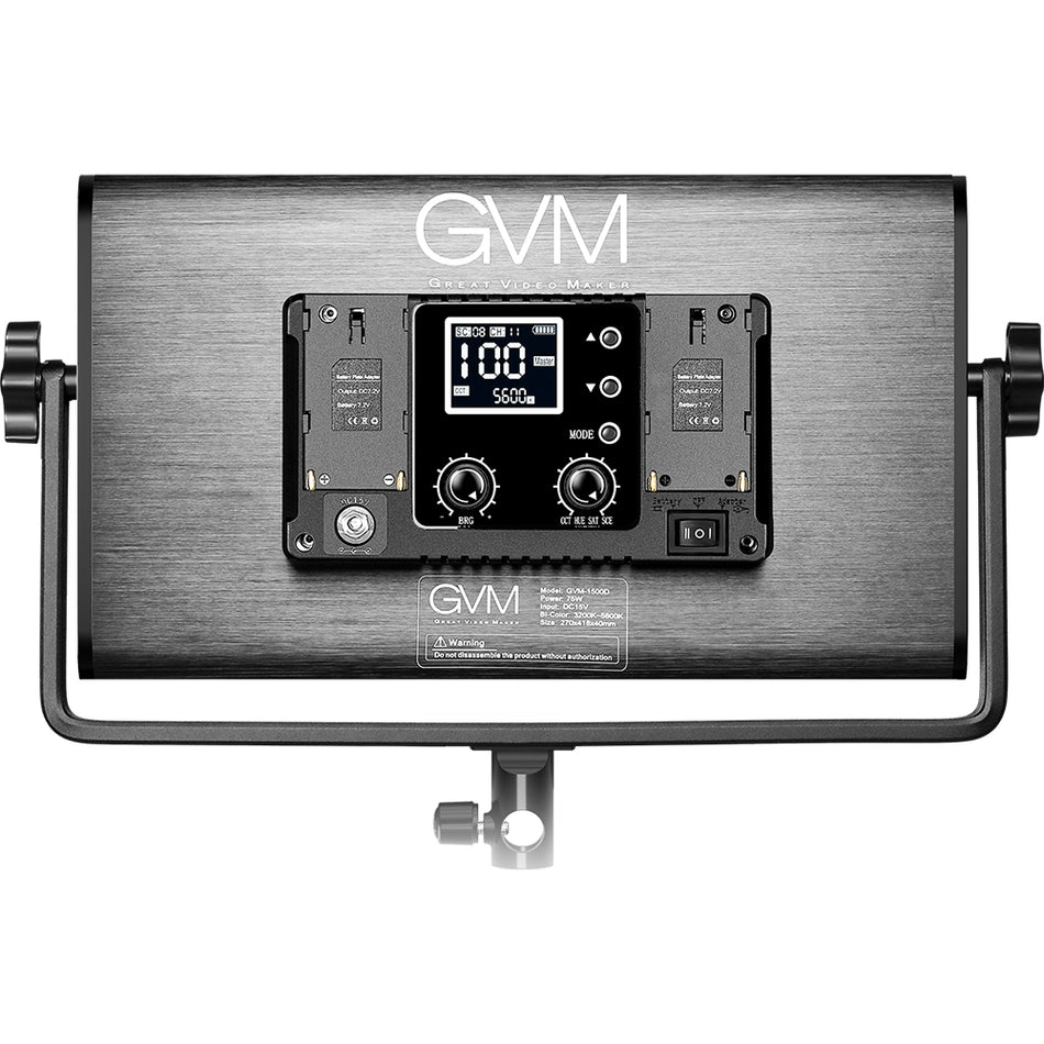 【上洛】GVM 1500D 三燈組 平板燈 雙色溫 攝影燈 持續燈 攝影棚 直播 商品 人像