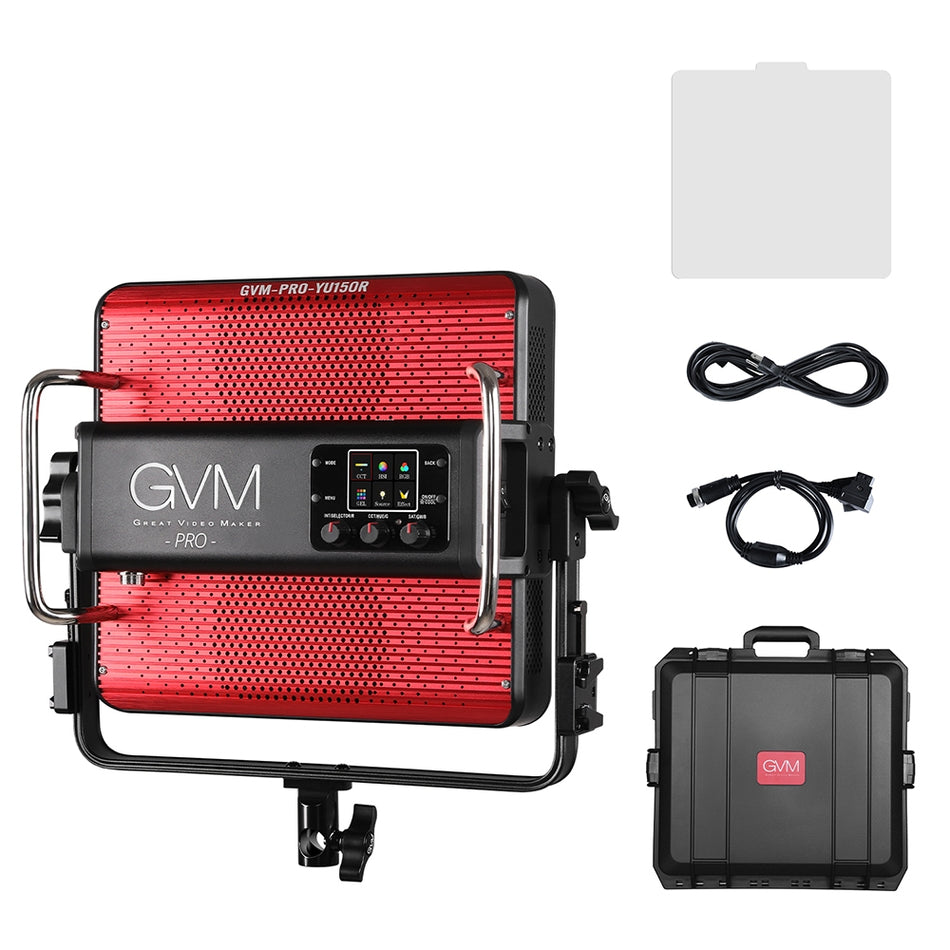 【上洛】GVM YU150R 平板燈 150W RGB 多彩攝影燈 DMX 專業持續燈 攝影棚 直播 商品 人像