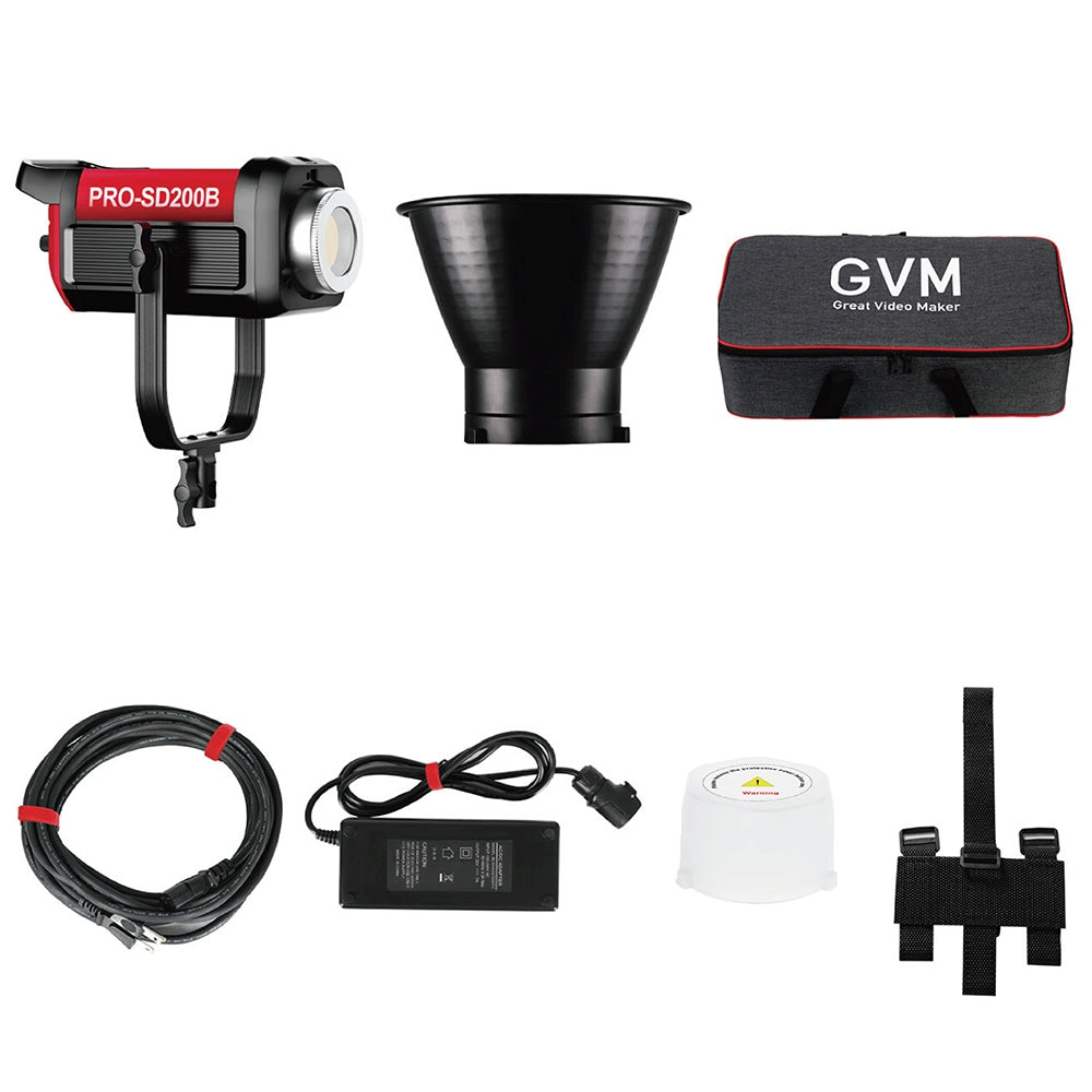 【上洛】GVM PRO SD200B 200W 雙色溫 LED 攝影燈 持續燈 攝影棚 直播 商品 人像