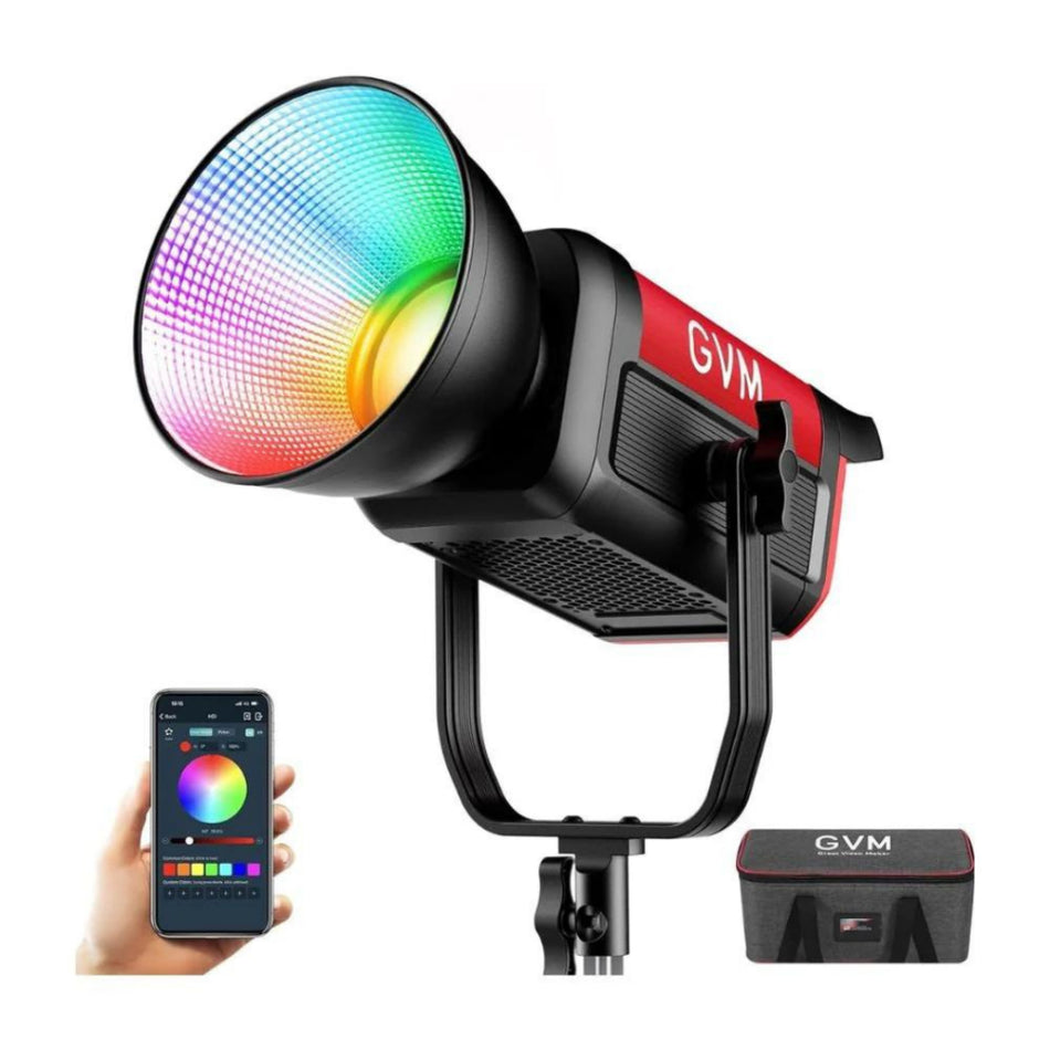 【上洛】GVM PRO SD300C RGB 多彩聚光單燈組 300w 攝影燈 LED燈 影視 高演色 公司貨