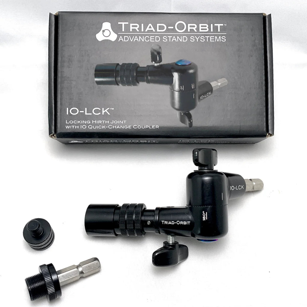 【上洛】TRIAD-ORBIT IO-LCK 單向旋轉母座快拆座 怪手 延伸桿 麥克風 樂器 錄音 收音