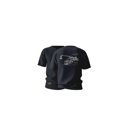 【上洛】TILTA 鐵頭 Hydra Arm 未來素描圖案 T-Shirt 短袖上衣 灰色 XL L 男生 衣服 服飾