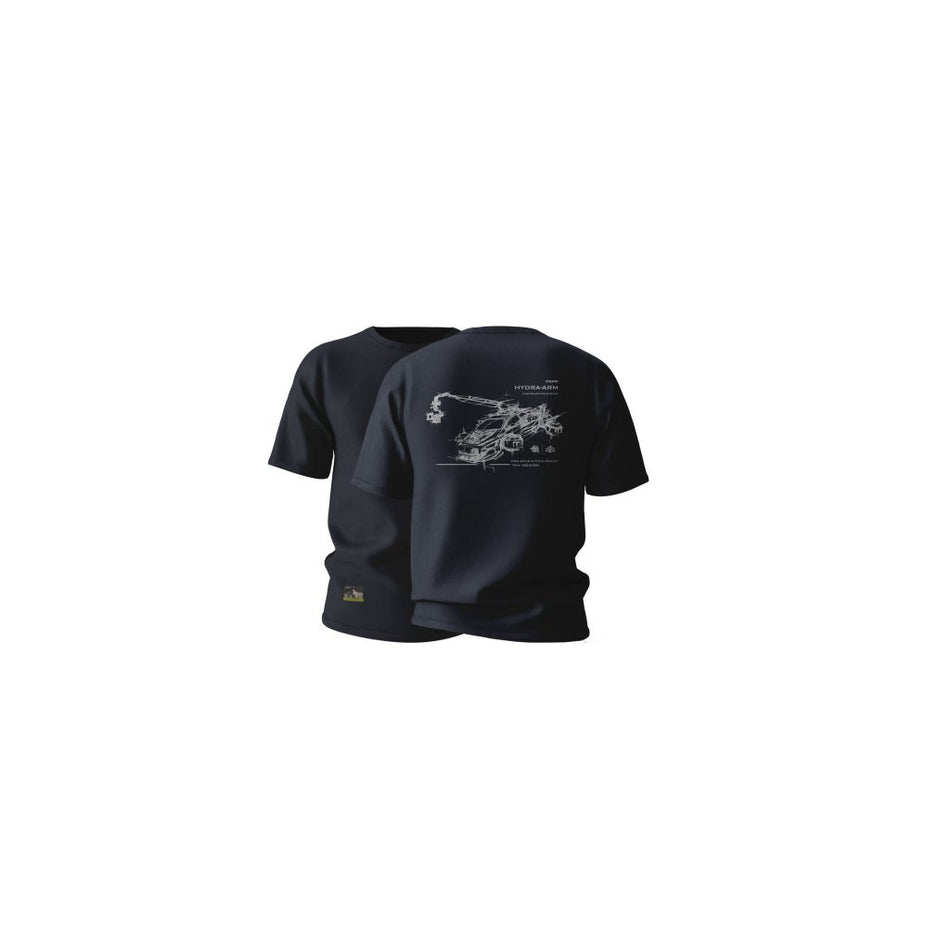 【上洛】TILTA 鐵頭 Hydra Arm 未來素描圖案 T-Shirt 短袖上衣 灰色 XL L 男生 衣服 服飾
