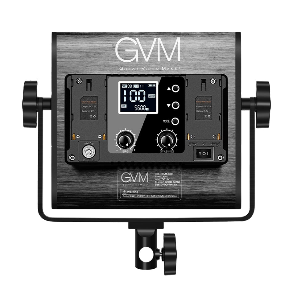 【上洛】GVM 800D-RGB 2L 雙燈組 含腳架 平板燈 多彩 攝影燈 持續平板燈 攝影棚 直播 商品 人像
