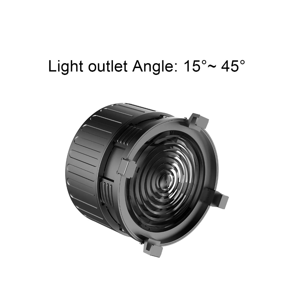 【上洛】GVM F60 伸縮聚焦鏡筒 LED 聚光燈菲涅爾配件 SD500 SD650 聚光 15-45度