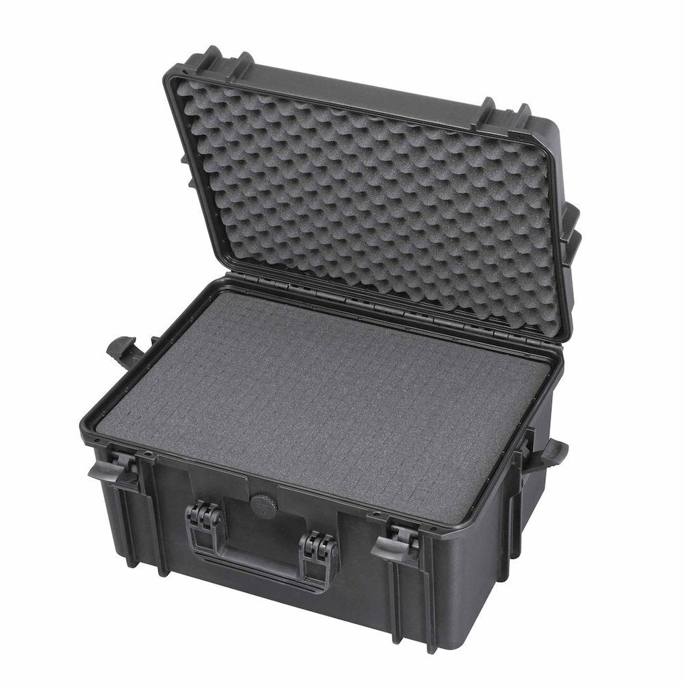 【上洛】Max Case 義大利製造 MAX505H280HDSTR 高密度泡棉拉桿滑輪氣密箱 黑色 防撞 防塵 收納