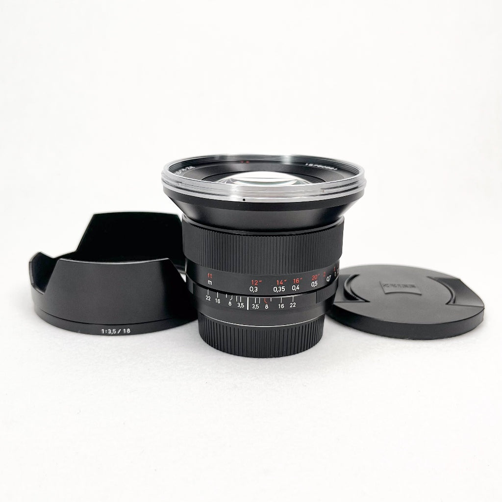 【展示品】蔡司 ZEISS Distagon 3.5/18 ZE CANON 18mm F3.5 相機 手動 定焦鏡頭