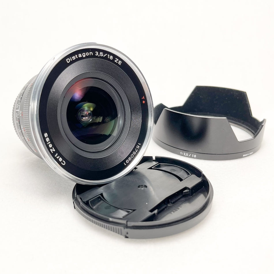 【展示品】蔡司 ZEISS Distagon 3.5/18 ZE CANON 18mm F3.5 相機 手動 定焦鏡頭