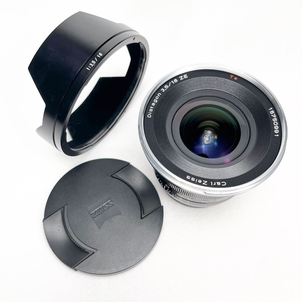 【展示品】蔡司 ZEISS Distagon 3.5/18 ZE CANON 18mm F3.5 相機 手動 定焦鏡頭