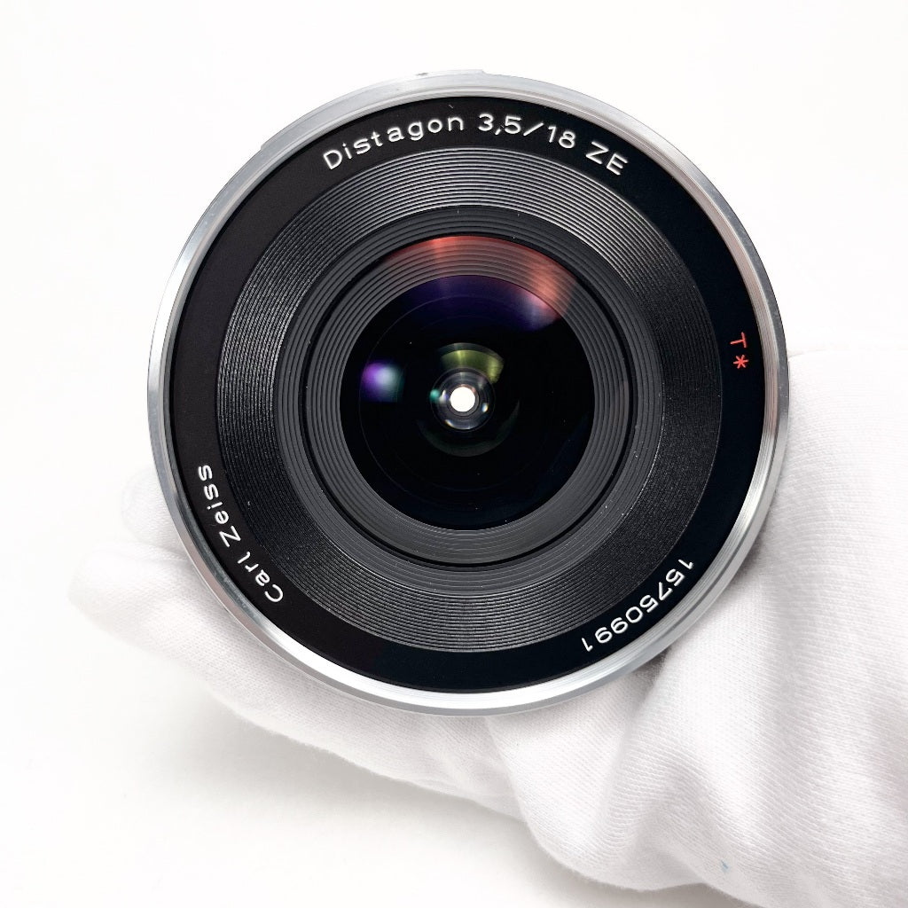 【展示品】蔡司 ZEISS Distagon 3.5/18 ZE CANON 18mm F3.5 相機 手動 定焦鏡頭