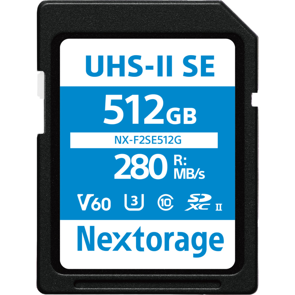 【上洛】日本 Nextorage NX-F2 SE 512GB SDXC UHS-II U3 V60 高速 4K SD卡