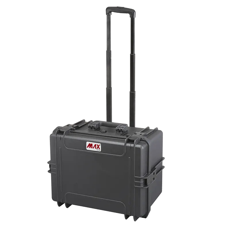【上洛】Max Case 義大利製造 MAX505H280HDSTR 高密度泡棉拉桿滑輪氣密箱 黑色 防撞 防塵 收納