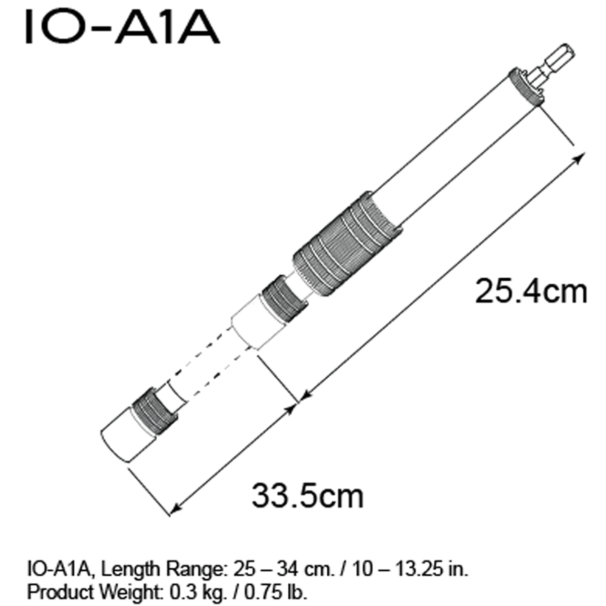 【上洛】TRIAD-ORBIT IO-A1A 鵝頸式快拆延長桿 伸縮式短臂桿 轉接座 延伸桿 麥克風 樂器