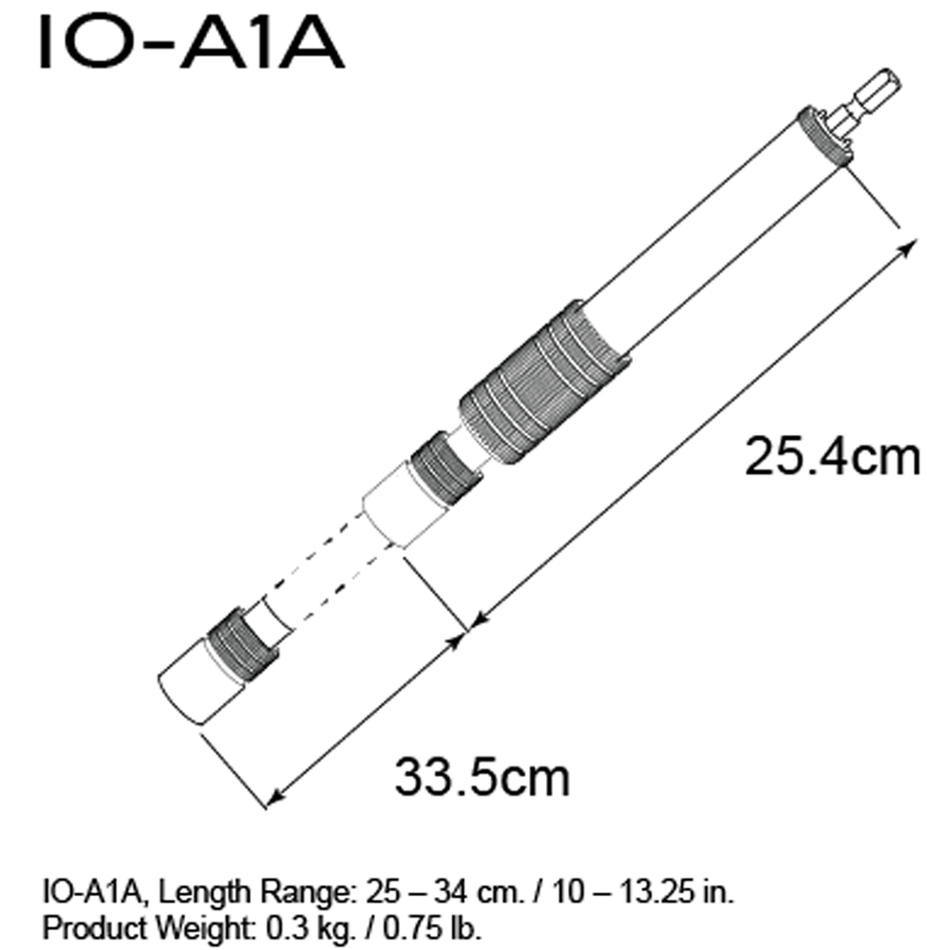 【上洛】TRIAD-ORBIT IO-A1A 鵝頸式快拆延長桿 伸縮式短臂桿 轉接座 延伸桿 麥克風 樂器