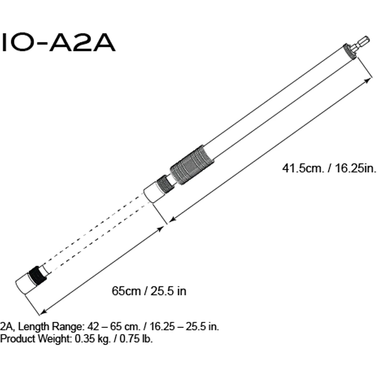 【上洛】TRIAD-ORBIT IO-A2A 鵝頸式快拆延長桿 伸縮式長臂桿 轉接座 延伸桿 麥克風 樂器