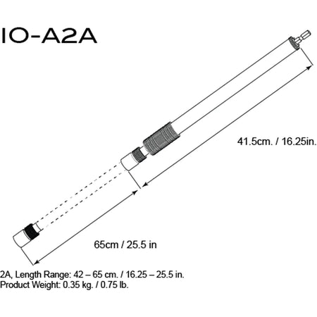 【上洛】TRIAD-ORBIT IO-A2A 鵝頸式快拆延長桿 伸縮式長臂桿 轉接座 延伸桿 麥克風 樂器