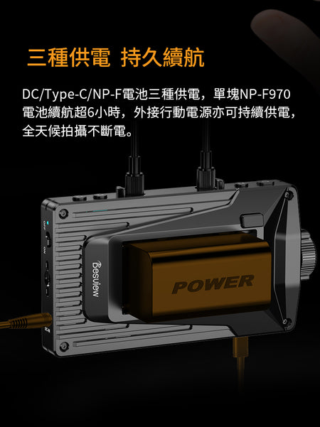【上洛】Desview 百視悅 雷霆 5吋螢幕 一對一 無線圖傳組 RX+TX 1080P60 300米 相機 錄影